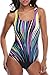Charmleaks Women's Pro One Piece Sport Swimsuit Women One Piece Bathing Suits, X-Large, purple