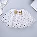 Alvivi Baby Toddlers Girls' Birthday Outfits Racer-Back Shirt with Shiny Polka Dots Tutu Skirt 2pcs Set Pink 12-18 Months