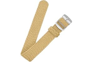BARAK WATCHES Canvas Nylon Watch Straps, Nylon Braided Watch Band, Replacement Watchband Hook and Loop Straps (16mm,18mm,20mm,22mm) For Men Women
