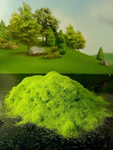 Yalulu 6 Pack Mixed Model Grass Cashmere Powder Green Fake Grass Fairy Garden Miniatures Clay Diy Artificial Sand Table Micro Landscape Building