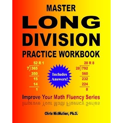 Buy Master Long Division Practice Workbook: Improve Your Math Fluency Series Online In Indonesia. 1448614252