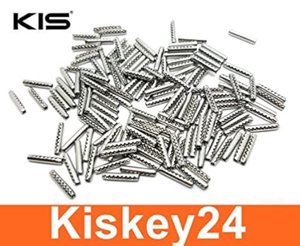 2x Ersatz Klappschlüssel Bart Spannstift Splint Stift für AUDI VW SKODA SEAT HAA