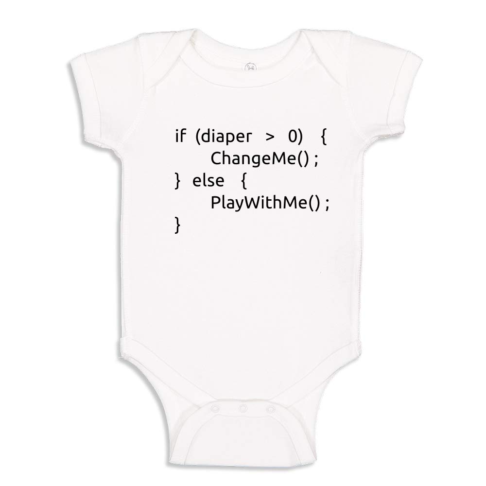 The Shirt DenCoding Baby Funny Progammer Diaper Logic Baby Bodysuit Infant One Piece