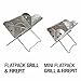 UCO Flatpack Portable Stainless Steel Grill and Fire Pit