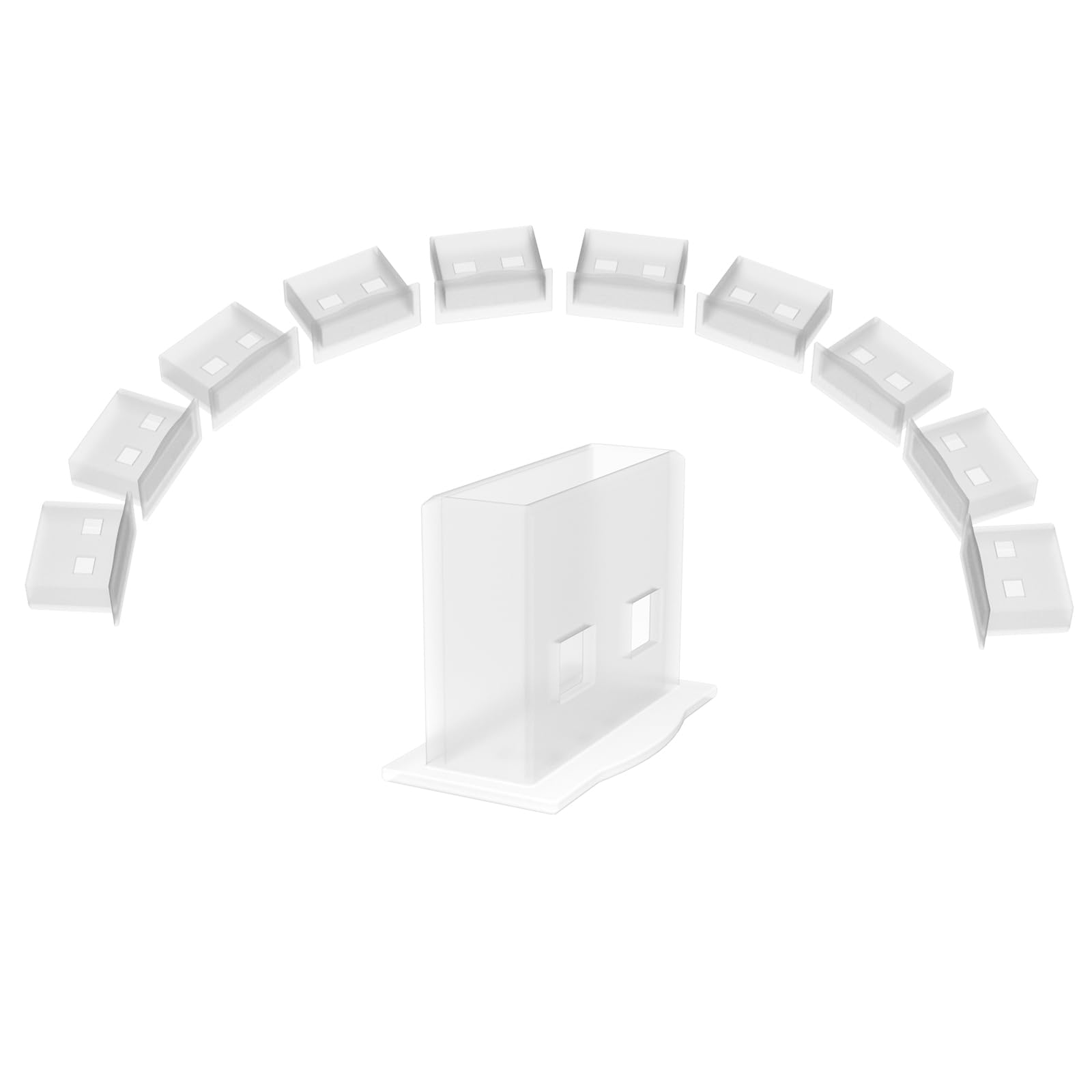 Photo 1 of 10-Pack Transparent USB Type-A Dust Plugs-USB Port Protector Covers for USB A Female Ports,Dustproof Cap Protectors for USB Ports,Computer,Laptop,TV,Router,All USB A Devices