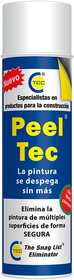 C-Tec Peel Tec Paint Remover Stripper Aerosol Spray 500ml Wood Metal