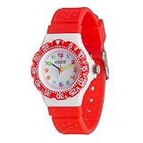 Ovvel Kids Watches, Wrist Watch for Little Girls, Beautiful & Adorable Time Teacher Watch, Innovative Easy–to–Read Design with Japanese Movement & Sony Battery, Gift for Little Girls