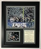 Legends Never Die NFL Philadelphia Eagles Super Bowl 52 Champions Framed Photo Collage, Team Color, 12 x 15