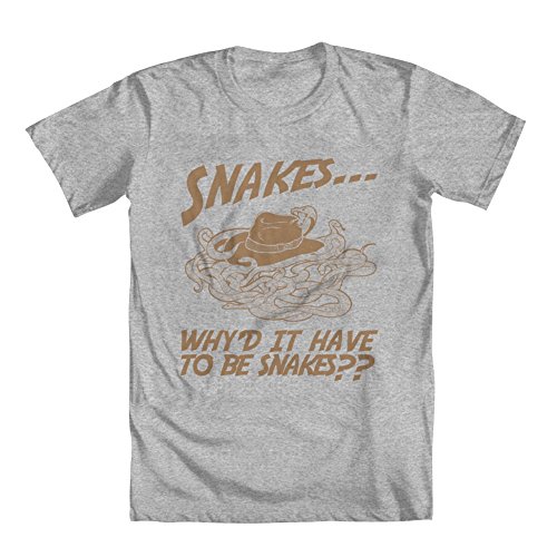 GEEK TEEZWhy'd It Have to Be Snakes? Men's T-Shirt