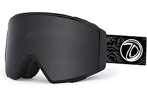 DOOK SNOW Ski Goggles,Snowboard Goggles,Ski Goggles with Magnetic Lens,Magnetic closure,Men Women Winter Snow Goggles