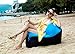 HAKE Inflatable Lounger with Portable Carry Bag for Outdoor and Indoor use (Blue)