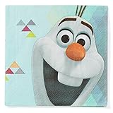 American Greetings Olaf Lunch Napkins, 16 Count, Party Supplies, Multicolor