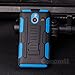 Cocomii Robot Belt Clip Holster Nokia Lumia 640 XL Case, Slim Thin Matte Kickstand Swivel Belt Clip Holster Reinforced Drop Protection Fashion Bumper Cover Compatible with Nokia Lumia 640 XL (Blue)