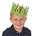 Fun Express DIY Crowns for Kids, Includes 12 Crowns, 312 self-Adhesive Letters and 250 Shapes - Crafts and Party Activities