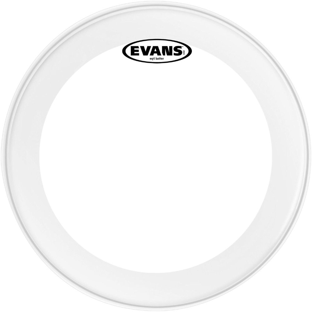 Evans Bass Drum Heads - EQ4 Clear Bass Drum Head - TT16GB4-16 Inch