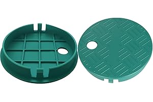 CUNGUV Valve Box Cover Lid Sprinkler Valve Box Lid Replacement ID 5.5" OD 6" for Circular Irrigation Control 2 Pieces