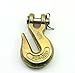 WorldPac (Pack of 4) 5/16-inch, Grade 70 Clevis Grab Hook, Yellow Chromate Finish