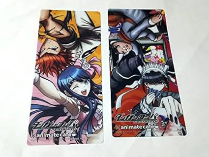 Amazon ダンガンロンパ アニメイトカフェ クリアしおり 2枚 桑田怜恩