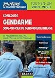 Concours gendarme sous-officier de gendarmerie interne - Tout-en-un - Concours 2019/2020: Tout-en-un - Concours 2019/2020 (2019-2020) (Fonction Publique d'État (2)) (French Edition) by 