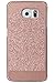 BENTOBEN Galaxy S6 Case,Samsung Galaxy S6 Case, Shockproof Sparkle Glitter Bling Shiny Slim Luxury Faux Leather Protective Phone Case Cover for Samsung Galaxy S6 (G920) for Girls/Women, Rose Gold