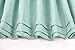 Aiking Home Semi-Sheer Faux Linen Pleated Valance 56 by 14 Inches, Aqua
