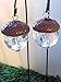 Fairy garden lanterns. Hanging lanterns. Set of 2. Miniature acorn cap lanterns. Dollhouse, terrarium décor.