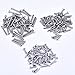 eBoot Stainless Steel Wood Screws Phillips Flat Head Screws Self Tapping Screws, 3 Sizes, 150 Pieces
