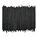 Plastic Stirrer Straws, 5 Inch Stir Sticks Polypropylene 5 Inch Sip Straws With Classy Look, Coffee Accessories For Coffee Bar 2000 Count Coffee Stirrers (Black)
