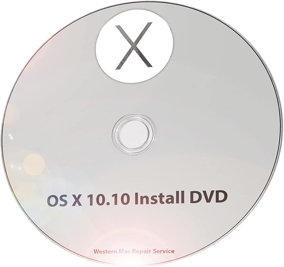 Mac OS X 10.10 Yosemite Full OS Install - Reinstall/Recovery Upgrade Downgrade/Repair Utility Factory Reset Disk Drive CD Disc DVD