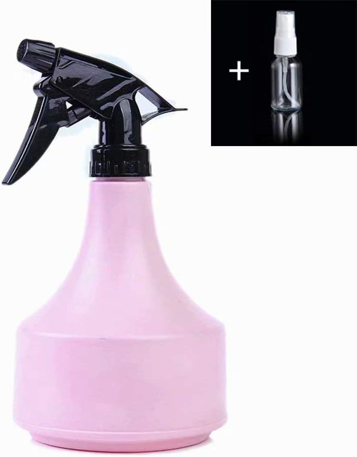 SUNXIN 1pcs 500ml Empty Spray Bottle, Spray Bottles,Trigger Spray Bottles,Spray Bottle for Cleaning Watering The Flowers Indoor + Free 30ml Spray Bottle