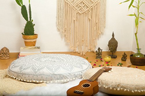 Kiara-32-Soft-Mandala-Large-Floor-Pillow-Meditation-Cushion-Seating-Throw-Cover-Hippie-Decorative-Bohemian-Boho-Indian-Pouf-Ottoman-Silver-Ombra