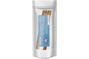 Premium Bully Sticks for Dogs - All Natural Odor Grass Fed Long Lasting Dog Chew Treats - No Artificial Flavor or Preservativ