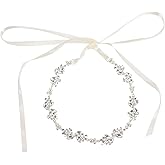 KESYOO Bridal Belt Wedding Belt for Bride Dress Bride Rhinestone Simple Wedding Sash Bridal Sash Crystal Silver Pearl for Women Dress