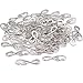 SenseYo 100pcs Infinity Symbol Charms with Love Pattern Connectors Charms Pendants for DIY Jewelry Making Accessories(Antique Silver)
