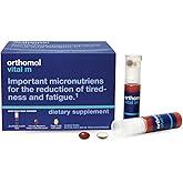 Orthomol Vital M – Daily Multivitamin for Men, Vitamins A, B, C, D3, E, K, Zinc, Iodine & Omega-3, Supports Energy, Vitality, Immune Health & Metabolism, 30-Day Supply, Liquid+ Capsules Supplement