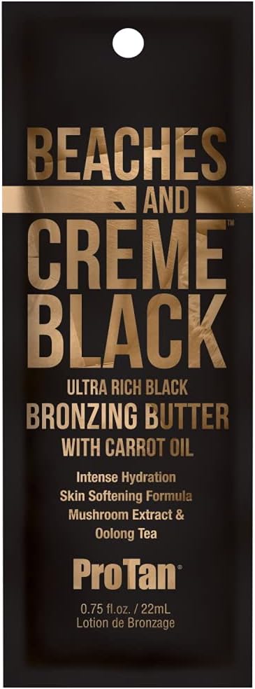 Pro Tan Beaches & Creme Ultra Rich Black Bronzing Butter Carrot Oil Tanning