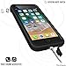 Catalyst Waterproof Case for iPhone 8 Plus,Compatible with iPhone 7 Plus, Shock Proof, Drop Proof, Slim, Stylish with Wrist Strap Lanyard (Black)