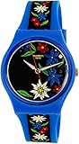 Swatch Women's Edelblau GN412 Blue Rubber Swiss Quartz Watch