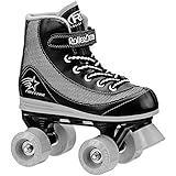 Roller Derby 1378-01 Youth Boys Firestar Roller Skate, Size 1, Black/Gray