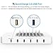 ❤ [Quick Charge 3.0] HITRENDS Charging Station Dock, Qualcomm QC 3.0 Cell Phone Charging Station Valet, USB Charging Hub Organizer for Smartphone Tablet Multiple Devices