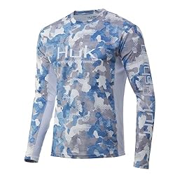 HUK Men's Icon X Camo Long Sleeve Performance