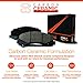 Max Brakes E-Coated Slotted+Drilled Rotors w/Ceramic Pads Front Elite Brake Kit KT011581 [Fits 2001 - 2006 Escape | Tribute]