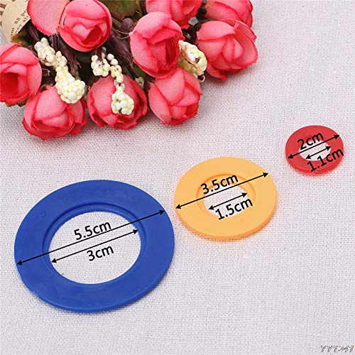 Tools & Accessory - Pompom Maker Fluff Ball Weaver Weaving Knitting Needle Craft Diy 3 Sizes Needlework Random Delivery - Hats Yarn Needle Fluff Tool White Green Makers Maker Pomp
