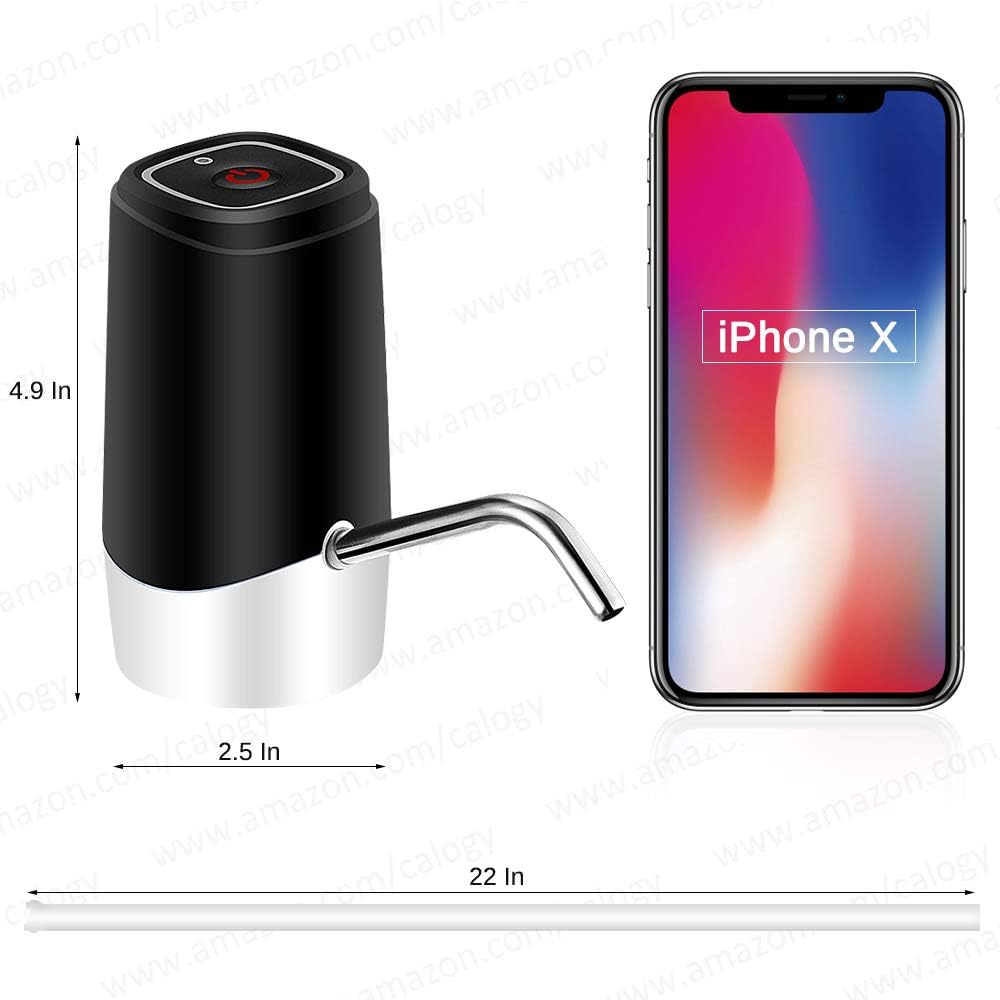 Water Dispenser for 5 Gallon Bottle, Kitchen Gadgets, Portable Drinking Water Pump with Rechargeable Battery, Gift for Mother's Day: Kitchen & Dining