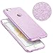 iPhone 6s Case, Imikoko™ Fashion Luxury Protective Hybrid Beauty Crystal Rhinestone Sparkle Glitter Hard Diamond Case Cover for iPhone 6s/6 (Purple-3 Layer)