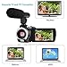 Camcorder Video Camera with Microphone Weton WiFi Vlogging Camera for YouTube Digital Camera Recorder Full HD 1080P 24.0MP 30FPS IR Night Vision Camera 16X Digital Zoom with 2 Batteries and HDMI Cable