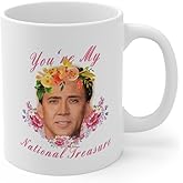 You're My National Treasure Coffee Mug, Funny Ceramic mug 11oz, Perfect for movie fans, microwave and dishwasher safe.