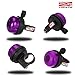 Arltb Aluminum Bicycle Bike Bell Ring Horn Accessories (7 Colors) Classic Durable Crisp Loud Anti Rust Fit for Mountain Bike Road Bike handlebars with outer diameter 20-22mm（For Kids Bike ONLY）