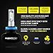 NOVSIGHT H8/H9/H11 LED Headlight Bulbs Conversion Kit CSP LED Chip 6500K Cool White 50W 8000LM - 3 Year Warranty