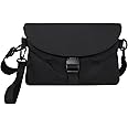 Vaupan Crossbody Bag Small Shoulder Bag for Men, Women Mini Messenger Bag Wristlet Purses With 2 Removable Straps, Water Resistant Satchel Bag for Travel Work Hiking (Black)